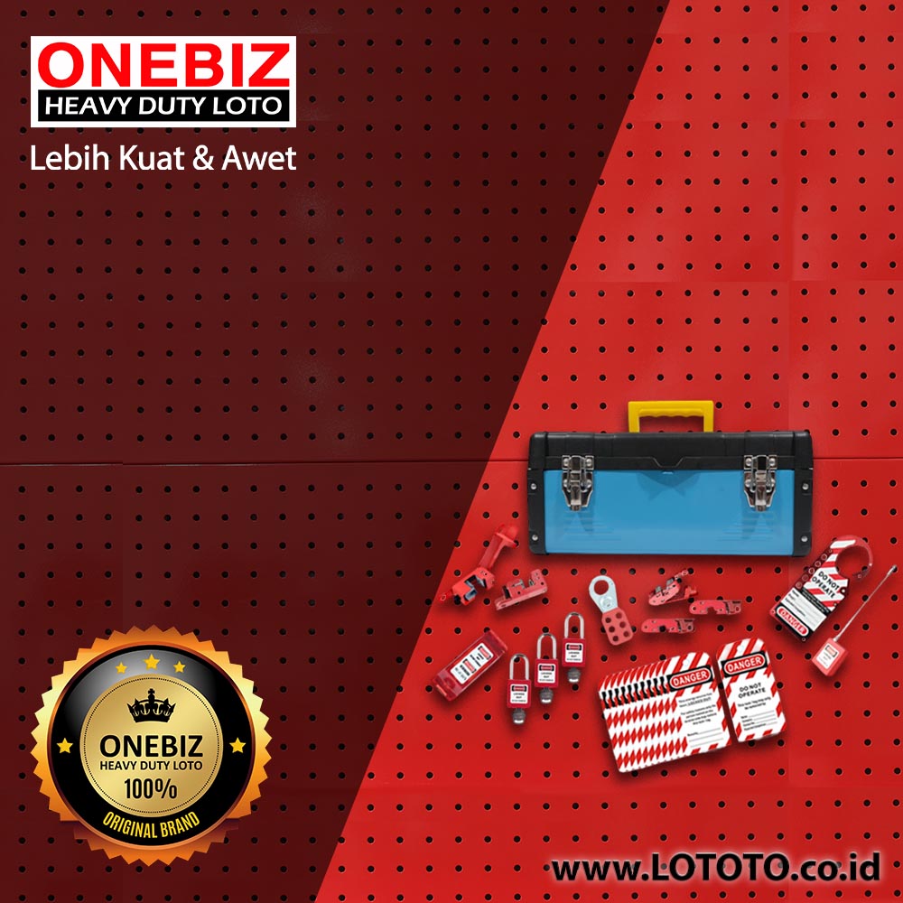 ONEBIZ OB 14-ELEC-BDZ03-0001 Lototo (Lock Out Tag Out Try Out) Set ONEBIZ OB 14-ELEC-BDZ03-0001 Lototo (Lock Out Tag Out Try Out) Set
