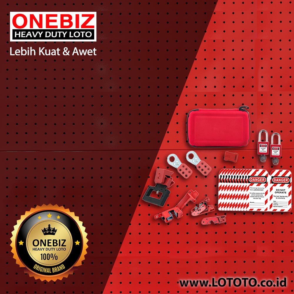ONEBIZ OB 14-ELEC-BDZ05-0001 Lototo (Lock Out Tag Out Try Out) Set ONEBIZ OB 14-ELEC-BDZ05-0001 Lototo (Lock Out Tag Out Try Out) Set