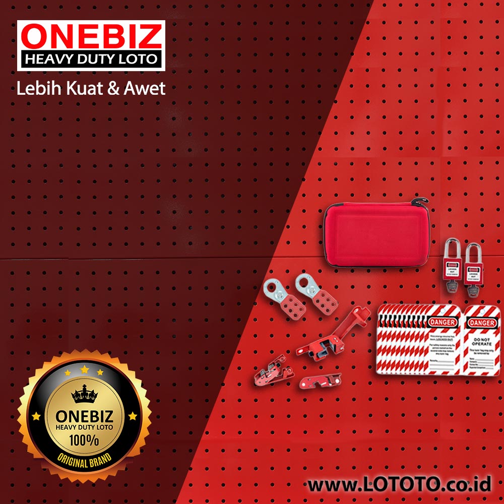 ONEBIZ OB 14-ELEC-BDZ05-0002 Lototo (Lock Out Tag Out Try Out) Set ONEBIZ OB 14-ELEC-BDZ05-0002 Lototo (Lock Out Tag Out Try Out) Set
