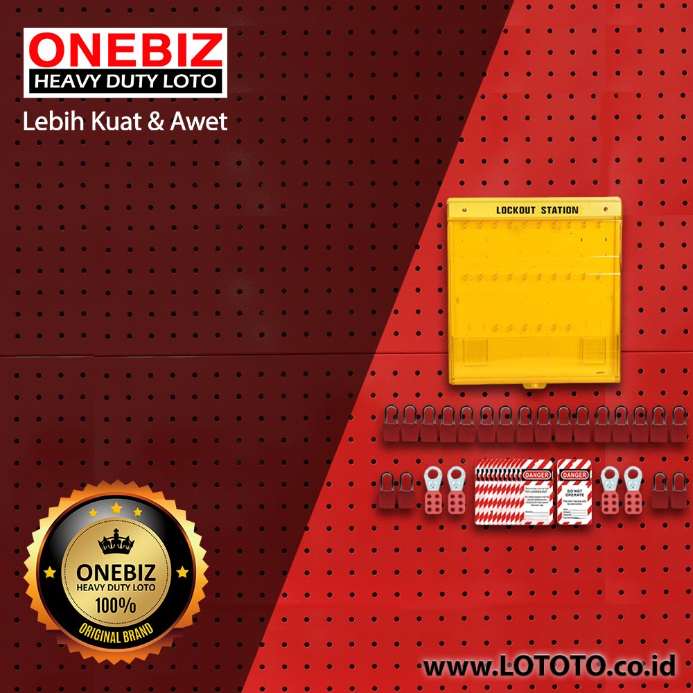ONEBIZ OB 14-MEC-BDB201-0002 Lototo (Lock Out Tag Out Try Out) Set ONEBIZ OB 14-MEC-BDB201-0001 Lototo (Lock Out Tag Out Try Out) Set