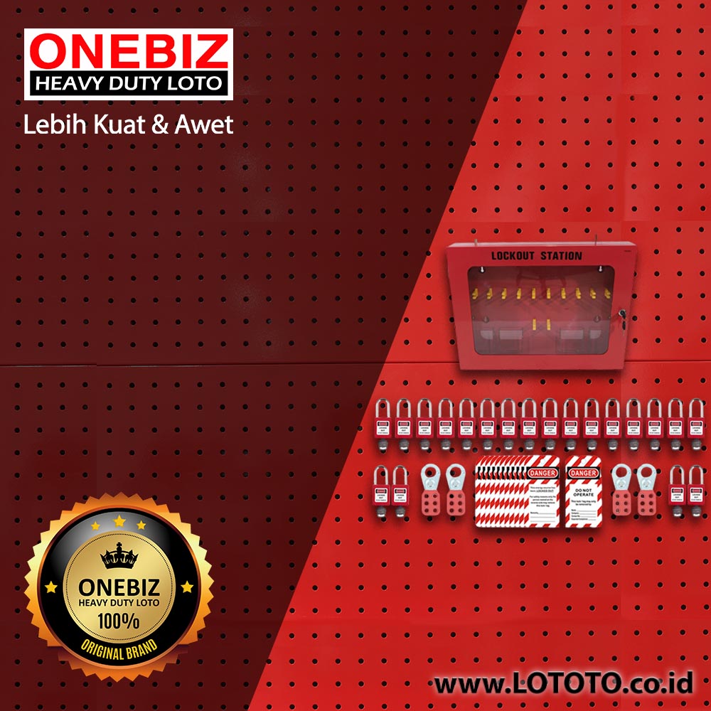 ONEBIZ OB 14-MEC-BDX09-0001 Lototo (Lock Out Tag Out Try Out) Set ONEBIZ OB 14-MEC-BDX09-0001 Lototo (Lock Out Tag Out Try Out) Set