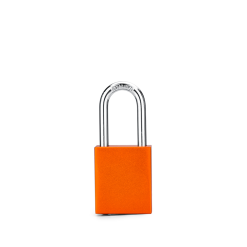 ONEBIZ Aluminium Padlock Orange OB 14-BDA27D Body Size 38x46x19mm shackle height 38mm Oxidation Surface with 2 key