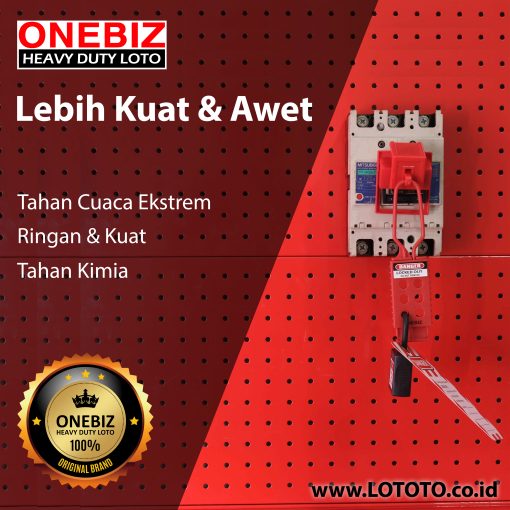 ONEBIZ Clamp-On Breaker Lockout OB 14-BDD12X 480V to 600V 13 × 38mm