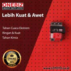 ONEBIZ Clamp-On Breaker Lockout OB 14-BDD13X Oversize 480V to 600V 22 × 68mm