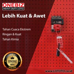 ONEBIZ Clamp-On Breaker Lockout OB 14-BDD13X Oversize 480V to 600V 22 × 68mm