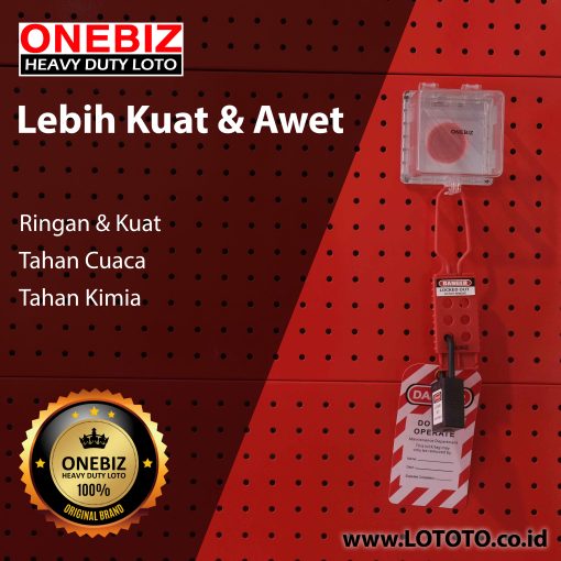 ONEBIZ Emergency Stop Lockout OB 14-BDD60-4 Base Inner Size 70x70mm Inner H 61.5mm Base Size 90x90mm Outer H 64mm