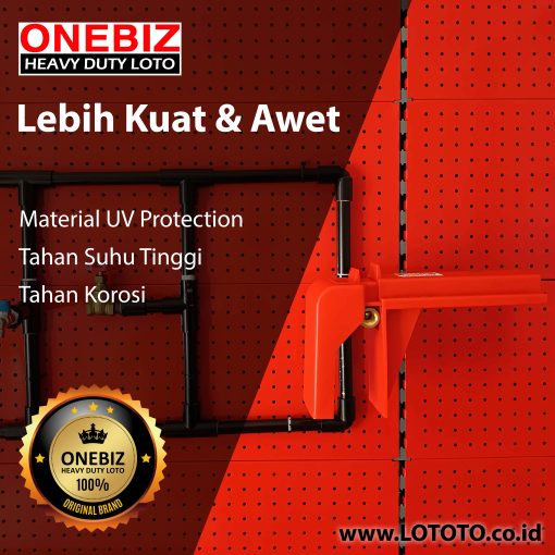 Jual ONEBIZ Adjustable Ball Valve Lockout OB 14-BDF07 1.5” to 2.5” (37.5 - 62.5mm)