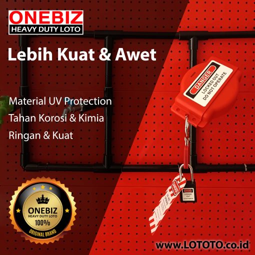 Jual ONEBIZ Adjustable Gate Valve Lockout OB 14-BDF16 1” to 6.5” (25 - 162.5mm)