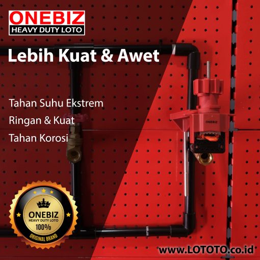 ONEBIZ Universal Valve Lockout Swing OB 14-BDF31 Length 200mm Studdle Height 170mm Suitable For Handle Witdth ≤4cm Handle Thickness ≤2.8cm