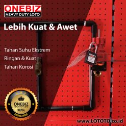 ONEBIZ Universal Valve Lockout Swing OB 14-BDF31 Length 200mm Studdle Height 170mm Suitable For Handle Witdth ≤4cm Handle Thickness ≤2.8cm