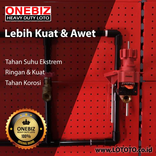 ONEBIZ Universal Valve Lockout Swing OB 14-BDF32 Length 200mm Studdle Height 170mm Suitable For Handle Witdth ≤4cm Handle Thickness ≤2.8cm