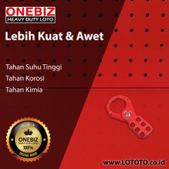 Jual ONEBIZ Economic Steel HASP OB 14-BDK04 Lock shackle 1.5’’ (38mm)