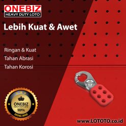 Jual ONEBIZ Steel HASP with Hook OB 14-BDK21 Lock shackle 1” (25mm)