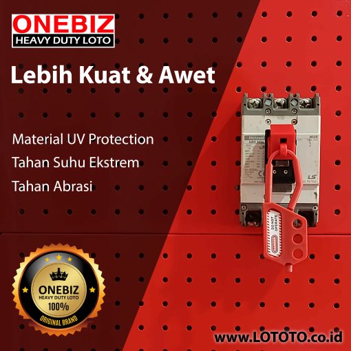 ONEBIZ Nylon Lockout HASP OB 14-BDK44 40mm × 115mm