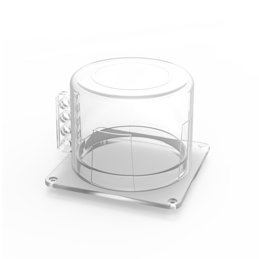 ONEBIZ Emergency Stop Lockout OB 14-BDD60-2 Base Inner Dia. 75mm Inner H 65.5mm Base Size 95x95mm Outer H 68mm