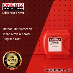 ONEBIZ Adjustable Flange Ball Valve Lockout OB 14-BDF08 0.25’’ to 5’’ (6.35 - 140mm)