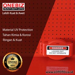 ONEBIZ Adjustable Gate Valve Lockout OB 14-BDF16 1” to 6.5” (25 - 162.5mm)