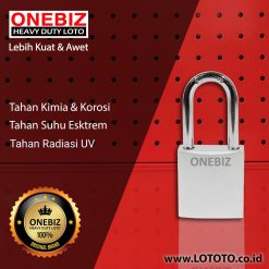 ONEBIZ Aluminium Padlock OB 14-BDA36 SAFETY PADLOCK