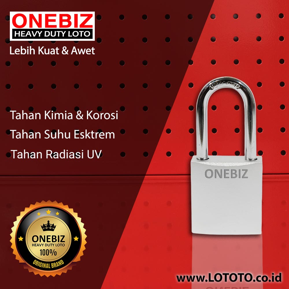ONEBIZ Aluminium Padlock OB 14-BDA36 SAFETY PADLOCK ONEBIZ Aluminium Padlock OB 14-BDA36 SAFETY PADLOCK