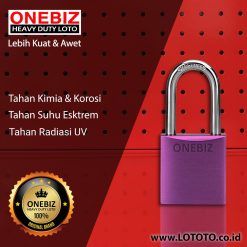 ONEBIZ Aluminium Padlock OB 14-BDA38 SAFETY PADLOCK