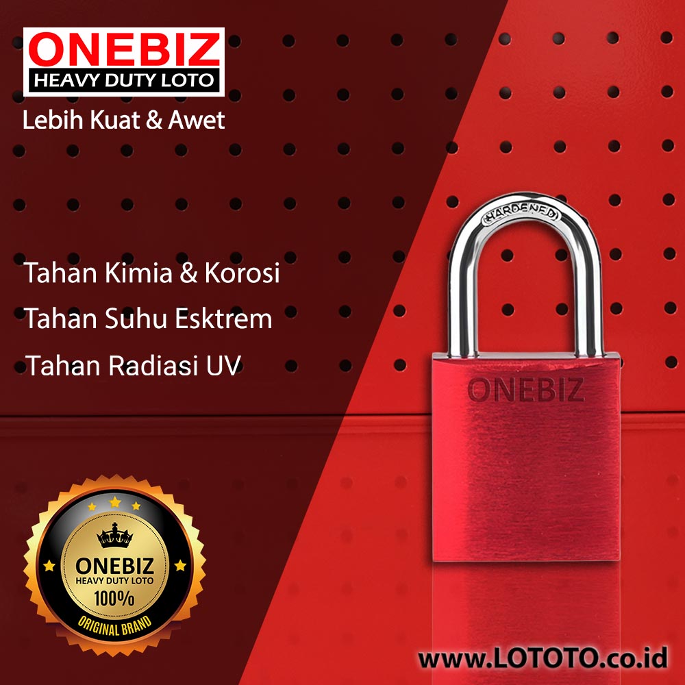 ONEBIZ Aluminium Padlock Red OB14-BDA41 5mm Diameter shackle 33x33x20mm Oxidate surface with 2 key ONEBIZ Aluminium Padlock Red OB14-BDA41 5mm Diameter shackle 33x33x20mm Oxidate surface with 2 key