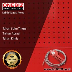 ONEBIZ Cable Lockout OB 14-BDL61-1 Stainless Steel Cable Dia.3mm Length 1.8m