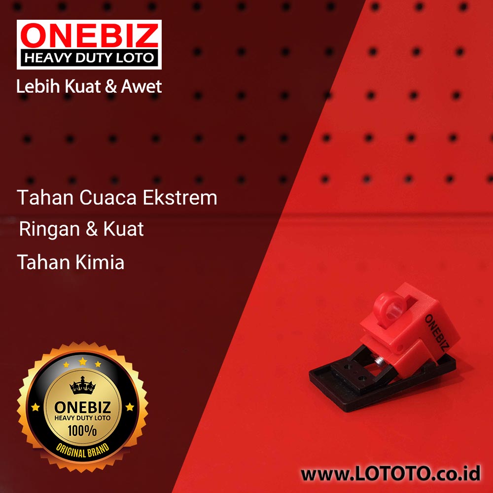 ONEBIZ Clamp-On Breaker Lockout OB 14-BDD11X 120V to 277V 10x16mm ONEBIZ Clamp-On Breaker Lockout OB 14-BDD11X 120V to 277V 10x16mm