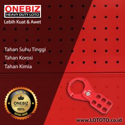 ONEBIZ Economic Steel HASP with Hook OB 14-BDK24 Lock shackle 1.5” (38mm)
