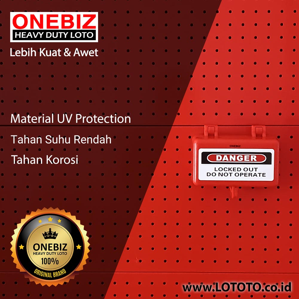 ONEBIZ Electrical Plug Lockout OB 14-BDD31 97mm×95mm×170mm For 110V 220V & 550V plugs ONEBIZ Electrical Plug Lockout OB 14-BDD31 97mm×95mm×170mm For 110V 220V & 550V plugs
