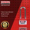 ONEBIZ Jacket Safety Padlock Red OB 14-BDJ31 A×B×C×D 65×6×39×42 mm