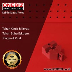 ONEBIZ MCB Lockout OB 14-BDD07 Double Pole Requires The Breakers To Be Connected With A Cross Bar