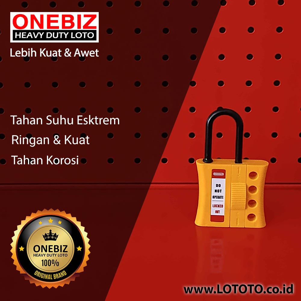 ONEBIZ Nylon Lockout HASP OB 14-BDK46 Shackle Diameter 6mm x 61mm × 107mm ONEBIZ Nylon Lockout HASP OB 14-BDK46 Shackle Diameter 6mm x 61mm × 107mm