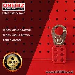 ONEBIZ PA Coated Steel HASP 1” (25 mm) OB 14-BDK01 PA Coated Steel HASP