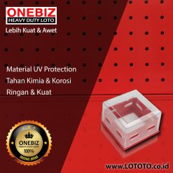 ONEBIZ Switch Lockout OB 14-BDD66 Outside Size LxWxH 74×74×50mm Inner Size 51×51×48.5mm