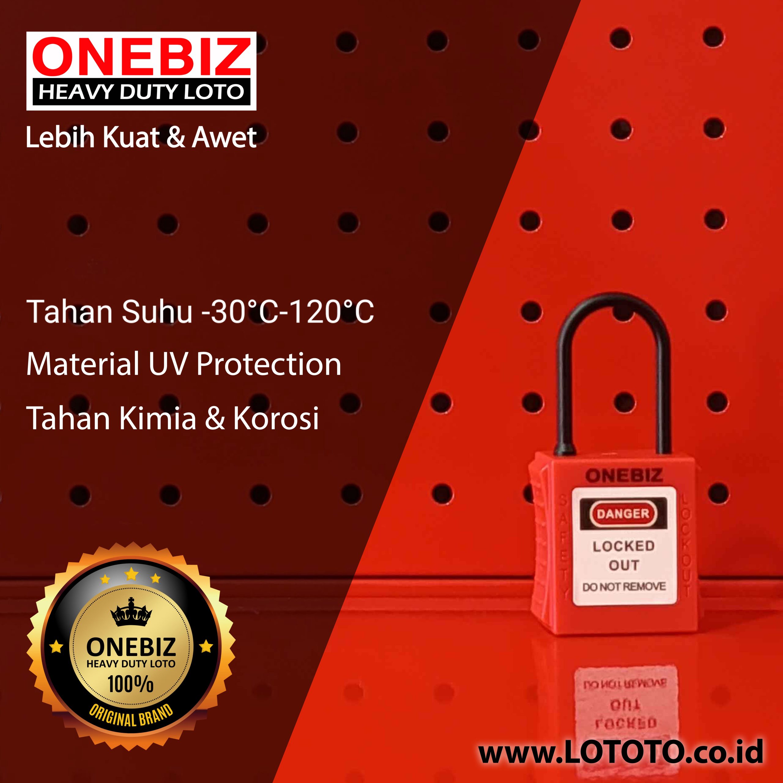 ONEBIZ Thin Nylon Shackle Safety Padlock Red OB 14-BDG71N-B 4D×38H mm Thin Nylon Shackle B type KD with 2 key ONEBIZ Thin Nylon Shackle Safety Padlock Red OB 14-BDG71N-B 4D×38H mm Thin Nylon Shackle B type KD with 2 key