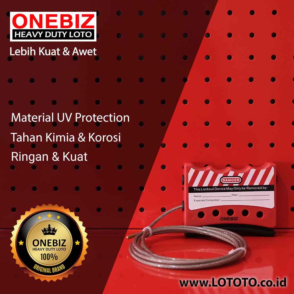 ONEBIZ Universal Cable Lockout OB 14-BDL02 MULTIPURPOSE CABLE LOCKLOUT ONEBIZ Universal Cable Lockout OB 14-BDL02 MULTIPURPOSE CABLE LOCKLOUT