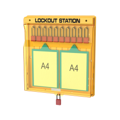 ONEBIZ Lockout Station OB 14-BDB206(W) 650mm×590mm×95mm without Components