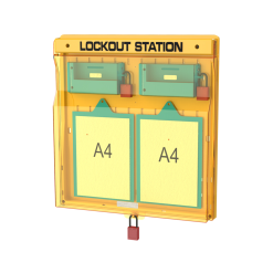 ONEBIZ Lockout Station OB 14-BDB208(W) 650mm×590mm×95mm without Componentss