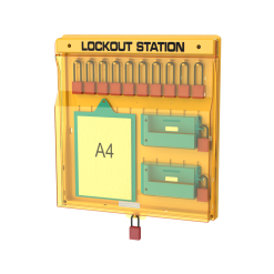 ONEBIZ Lockout Station OB 14-BDB210(W) 650mm×590mm×95mm without Components