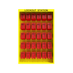 ONEBIZ Lockout Kit Station OB 14-BDB4-30 850L×1350H×150W Contain 30 Boxes