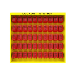 ONEBIZ Lockout Kit Station OB 14-BDB4-50 1350L×1350H×150W Contain 50 Boxes