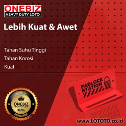 Jual ONEBIZ Padlock Station OB 14-BDB31 140mm×40mm×80mm Can Be Equiped With 5 Padlocks