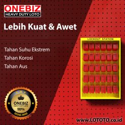 Jual ONEBIZ Lockout Kit Station OB 14-BDB4-40 1100L×1350H×150W Contain 40 Boxes