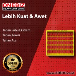 Jual ONEBIZ Lockout Kit Station OB 14-BDB4-50 1350L×1350H×150W Contain 50 Boxes