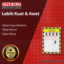 Jual ONEBIZ Open Lockout Station OB 14-BDB7-1 280×400mm