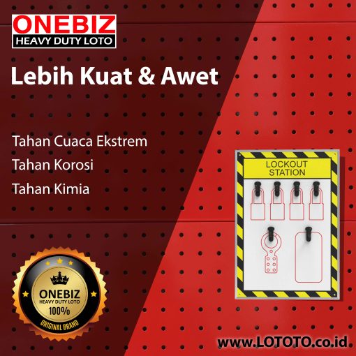 Jual ONEBIZ Open Lockout Station OB 14-BDB7-2 280×400mm