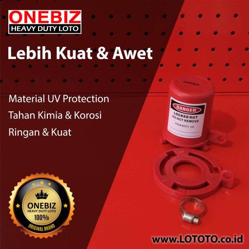 ONEBIZ Plug Valve Lockout OB 14-BDF42 Suitable For Valve Diameter From 2.3cm-3.49cm