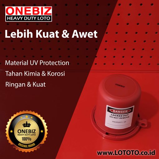 ONEBIZ Plug Valve Lockout OB 14-BDF44 Suitable For Valve Diameter From 5.5cm - 6.35cm