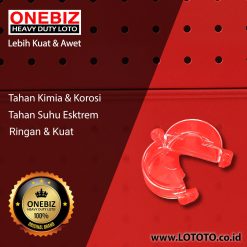 ONEBIZ Cylinder Tank Lockout OB 14-BDQ21T For Valve Stem Hole Of 32mm Transparent