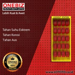 ONEBIZ Lockout Kit Station OB 14-BDB4-20 600L×1350H×150W Contain 20 Boxes